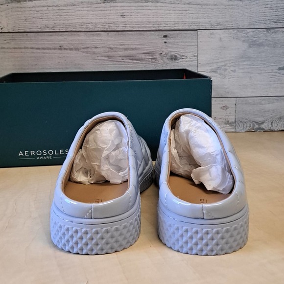 AEROSOLES Ella Quilted Slide- On Sneakers Blue 7 - Picture 5 of 10